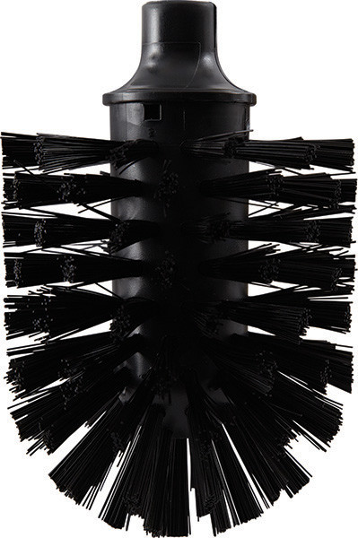 Toilet Brush Head, with black bristles