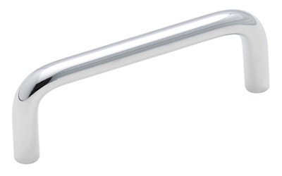 Basic Metals Solid Brass Wire Pulls, Replaces # A01966 26 Polished Chrome 3"