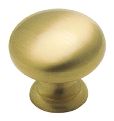 Basic Metals Solid Brass, Brushed Brass 1-1/4"