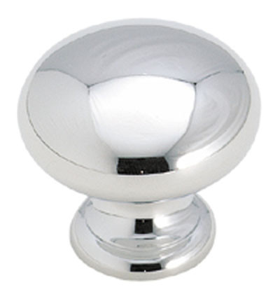 Basic Metals Solid Brass, Polished Chrome, Hollow 1-1/4"