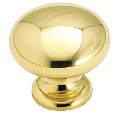 Basic Metals Solid Brass, Polished Brass, Hollow 1-1/4"