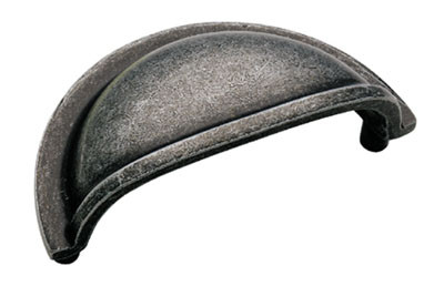 Solid Brass, Wrought Iron Dark 3"