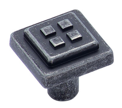Forgings, Wrought Iron Dark 1-1/8" Square