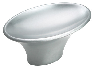 Sleek Collection, Brushed Chrome 2" L