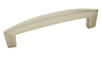 Creased Bow Collection, Satin Nickel 96Mm