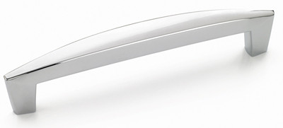 Creased Bow Collection, Chrome 128Mm