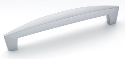 Creased Bow Collection, Anodized Aluminum 128Mm