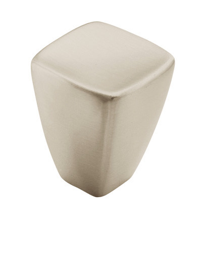 Creased Bow Collection, Satin Nickel 7/8"