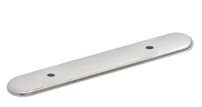 Royal Family, White Polished Chrome Backplate 3" C To C