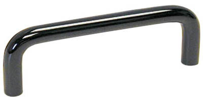 Basic Metals Solid Brass Wire Pulls, Black Nickel 96Mm