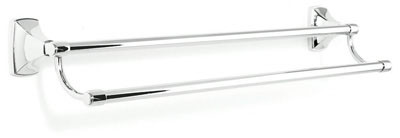 Clarendon Polished Chrome, Double Towel Bar,Polished Chrome