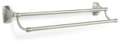 Clarendon Satin Nickel, Double Towel Bar,Satin Nickel