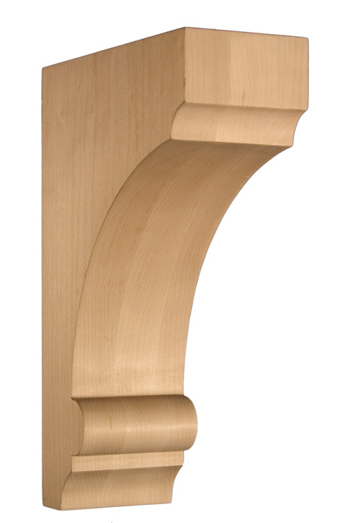 Art for Everyday Corbels, Maple 4" W X 9-1/8" D X 14" H