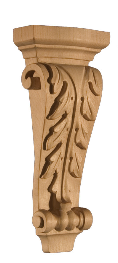 Art for Everyday Corbels, Maple 4-1/2" W X 1-7/8" D X 10" H