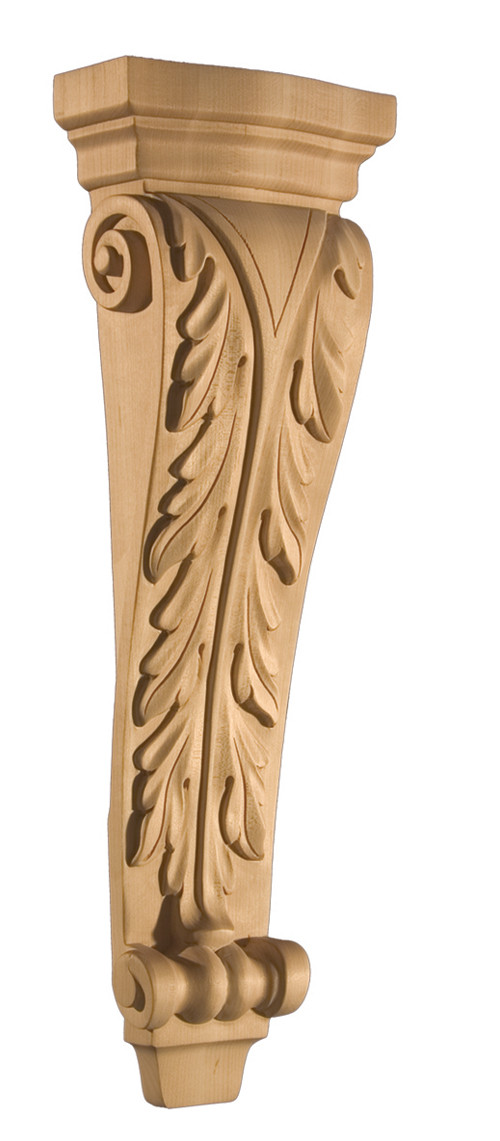 Art for Everyday Corbels, Maple 7" W X 3-1/4" D X 21-1/2" H