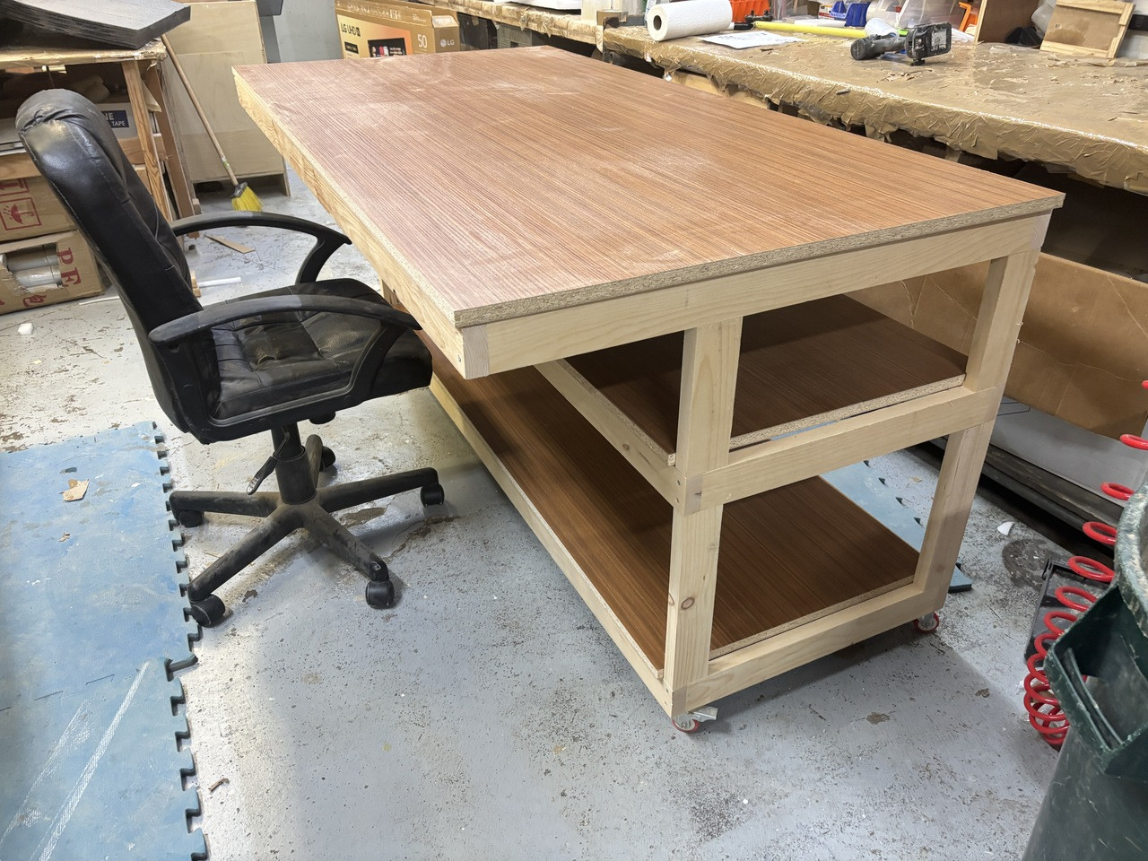 Working Desk "ANNA" Table sewing station, Choose Sizes and Colors