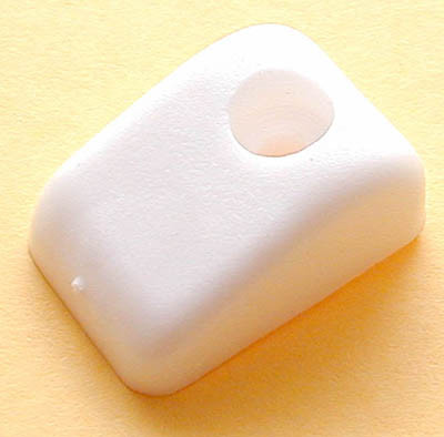 Pro-Pack 10pcs, Blum Side Mount Drawer Bumper, White 7/16