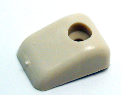 Pro-Pack 10pcs, Blum Side Mount Bumper, Similar To # B060.0030.1100 Al Almond 7/16" Thick