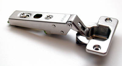 Blum 100G Hinge, Dowel Straight Nickel