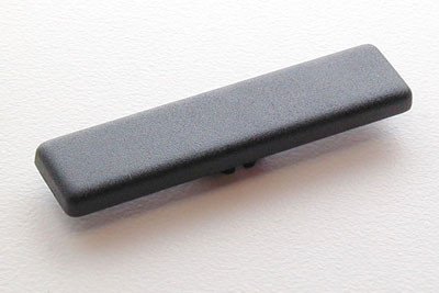 Straight Arm Hinge Cover Caps, Black