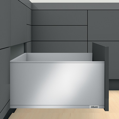 Blum LEGRABOX F-Height Drawer Profiles, Gray 18"