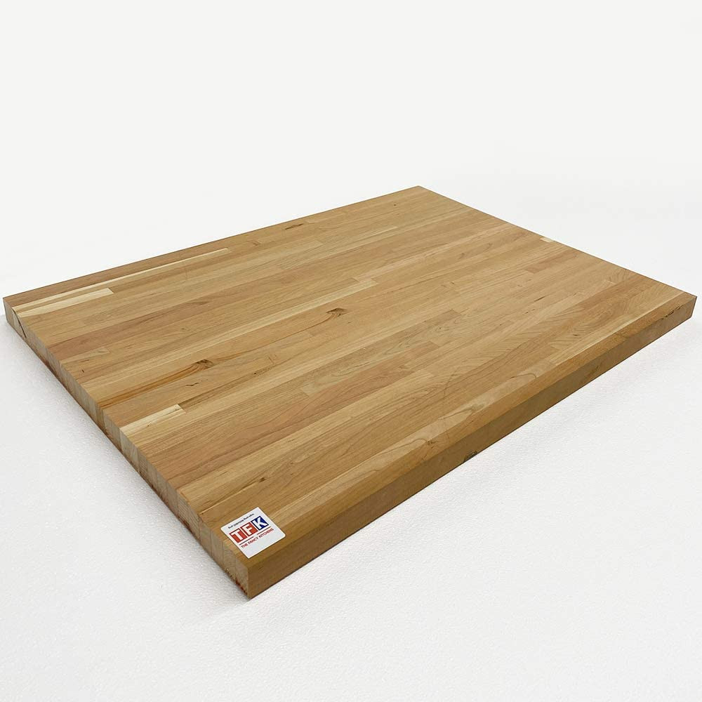 Cutting Board Butcher Block - Choose Wood 1.5" Thick Solid Wood Unfinished
