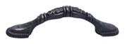 PULL, OAK LEAF, 3"CC, VERONA BRONZE