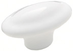KNOB, WHITE CERAMIC