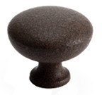 KNOB, 1-1/4" DULL RUST
