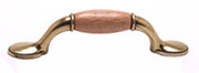 PULL, ANTIQUE ENGLISH/LACQUERED OAK