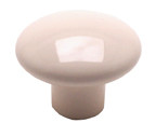KNOB, 1-3/8", CERAMIC LT ALMOND