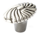 OVAL KNOB,BRUSHED BLK NCKL