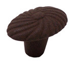 OVAL KNOB,DULL RUST