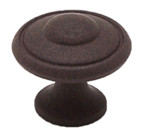 KNOB, 1-3/16" DULL RUST