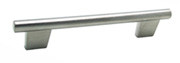 PULL, 128MM, ROUND BAR, BRUSHED NICKEL