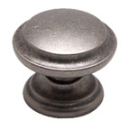 KNOB W/RING, 35MM, RUSTIC NICKEL