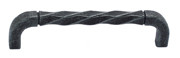 TWISTED PULL, 128MM, WEATHERED IRON