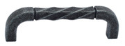 TWISTED PULL, 96MM, WEATHERED IRON