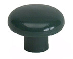 KNOB, 1-1/2", POLYPRO HUNTER GREEN