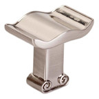 KNOB 1.26" BRUSHED NICKEL FINISH