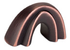 PULL 32MM CC VERONA BRONZE FINISH
