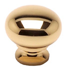 KNOB, 1-1/4", HOLLOW BRASS