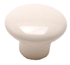 KNOB, 1-1/4", CERAMIC LT ALMOND