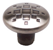 KNOB,RUSTIC BLACK NICKEL,34MM