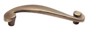 PULL,RUSTIC ANTIQUE BRASS,96MM