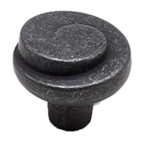 KNOB,RUSTIC IRON,30MM