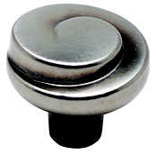 KNOB,RUSTIC BLACK NICKEL,30MM