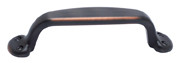 SASH PULL, 96MM C/C, VERONA BRONZE