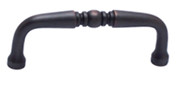 BEADED PULL, 3", VERONA BRONZE