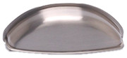 CUP PULL, 3"C/C, BRUSHED NICKEL